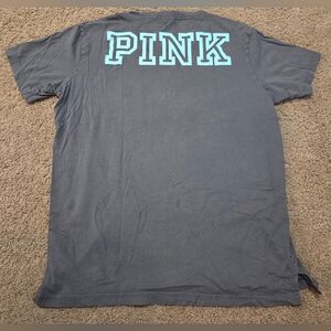 PINK Victoria's Secret Vintage Oversized Spellout Pocket Tee